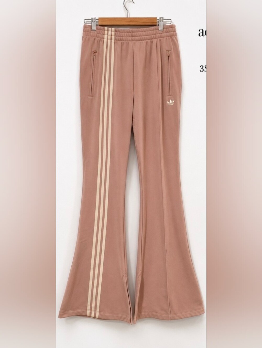 adidas Originals Mauve Pink 3S Firebird Track Pants - Picture 2 of 4